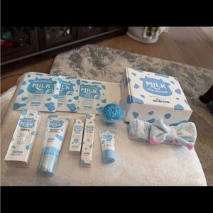 Milk skincare set for girls 8-12 years new